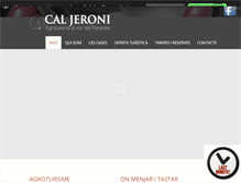 Tablet Screenshot of caljeroni.com